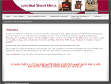 Tablet Screenshot of lobethalsheetmetal.com.au